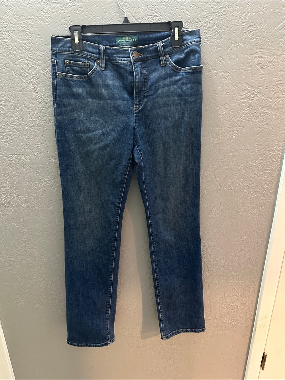 Lauren Ralph Lauren Medium Wash Straight-Leg Jeans